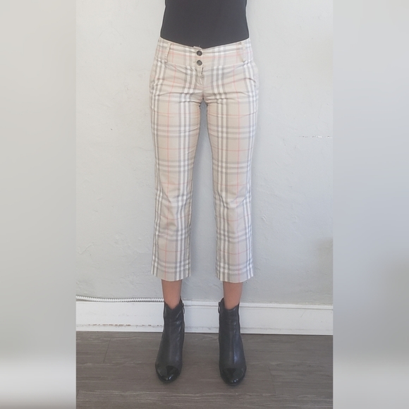 BURBERRY Ankle Pants Size 4 (fit closer to a 2) - Picture 3 of 11